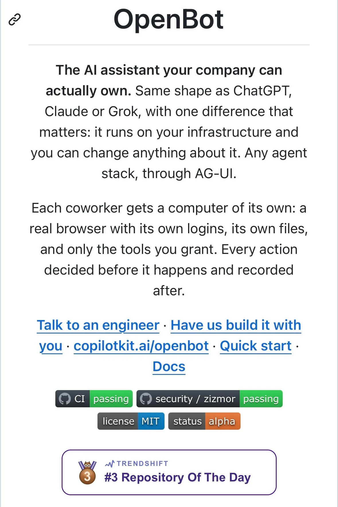 Openbot 开源替代 Grok Bot？每个同事独立电脑，权限治理方案解析 图片2