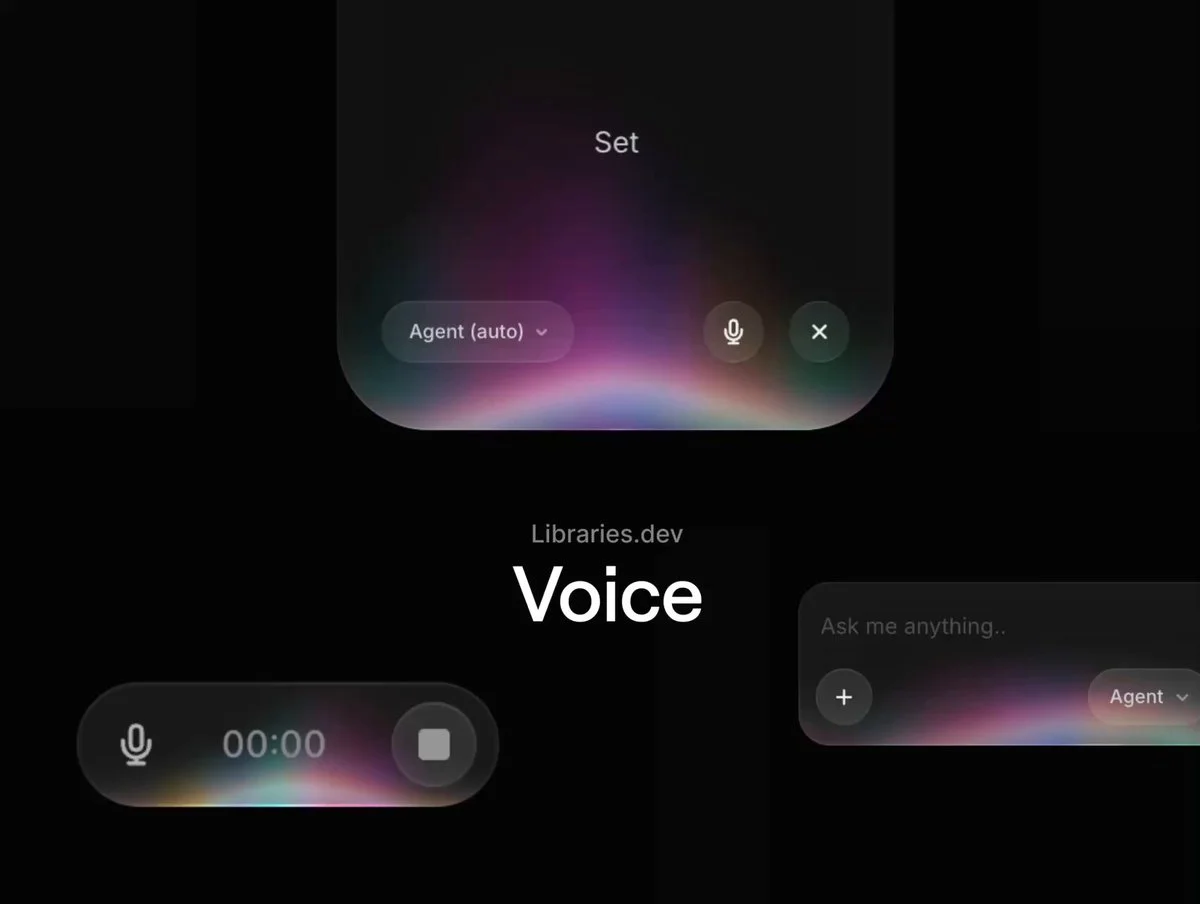 Voice 语音光效组件怎么用？零依赖可商用，voice-glow 安装与接入教程 视频封面