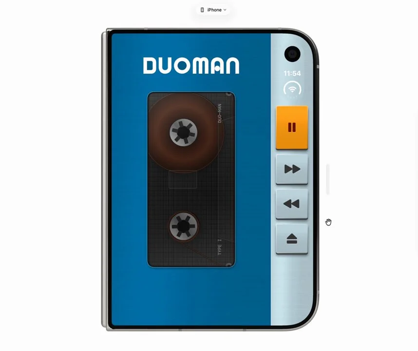 Duo-Man 在iPhone Duo上还原完整随身听体验 优缺点全面解析 哔哩哔哩视频封面